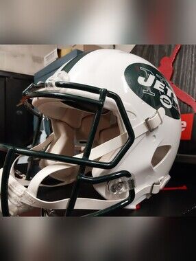 Ny Jets Nfl Game Helmet 2018 Season Sam Darnold Rookie Year? Size Large